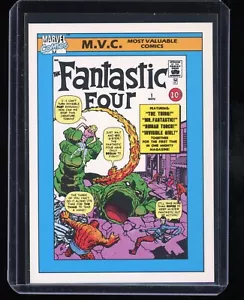 1990 Impel Marvel Universe Serie 1 Fantastic Four 1 MVC #124 - Bild 1 von 2