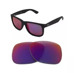 NEU POLARISIERTE ERSATZLICHT + ROTE GLÄSER PASSEND FÜR RAY BAN BAN RB4215 57 mm SONNENBRILLE - Bild 1 von 4