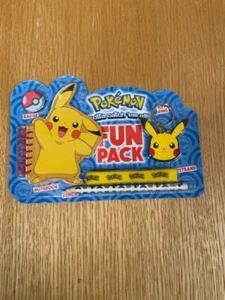 Pokemon Fun Pack inc Notebook Pencil Badge and Keyring New and Sealed - Picture 1 of 2