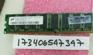 512MB DDR1 PC3200 CL3 3200 400 SINGLE RANK 184PIN NON-ECC UNBUFFERED 1RX8 64X8 - Picture 1 of 1