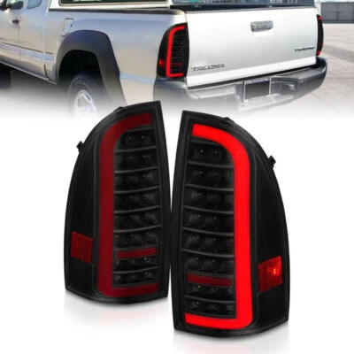 ANZO For 05-15 Toyota Tacoma Full LED Tail Lights W/light Bar Sequential Black - Image 1 of 4