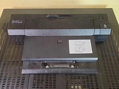 Dell E-Port Replicator PR02X Docking Station and Port Replicator with Spacer - Image 1 of 4