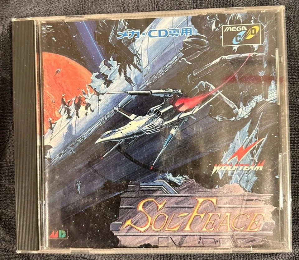 Sega Mage CD Game Sol-Feace Japanese with Manual and Box - Image 1 of 3