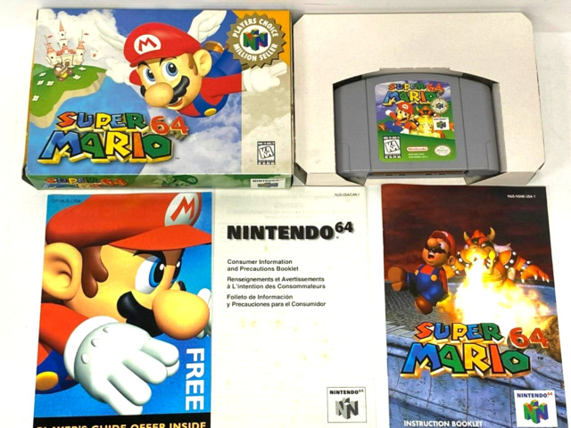 Jogo Super Mario 64 Original - N64 - Sebo dos Games - 10 anos!