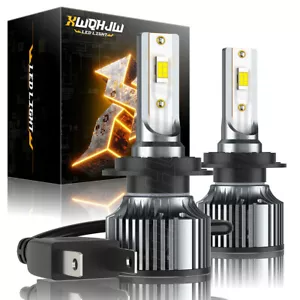 High Power LED Headlight H7 Bulbs For Suzuki GSX1300R Hayabusa 99-17 Low Lights - Foto 1 di 13