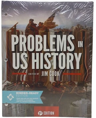 PROBLEMS IN US HISTORY : Edited by Jim Cook (loose leaf 1st Edition) * NEW * - Image 1 of 2