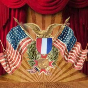 Insignia prendedor medalla águila patriota estadounidense del presidente republicano de Estados Unidos Teddy Roosevelt - Imagen 1 de 3