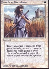 1x Swords to Plowshares PL/MP, English MTG Unlimited