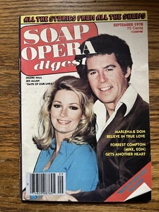 Soap Opera Digest September 1978 No Label Diedre Hall DOOL - Picture 1 of 2