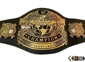 2002 Undisputed Championship Title Wrestling Belt Replica 4mm Zinc Adult Size - Bild 1 von 8