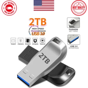 2TB USB 3.0 Flash Drive Mini High-Speed Metal Pendrive Waterproof U Disk 1TB 512 - Afbeelding 1 van 25