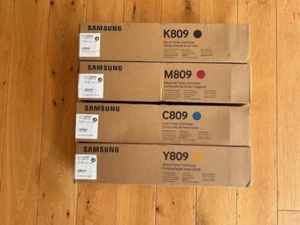 Genuine Samsung Toner M809,C809,Y809,K809 CLX-9201 CLX9251 CLX9301 SEALED - Picture 1 of 1