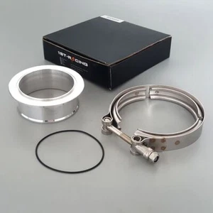 3.5"Aluminum Flange Vband Clamp for BorgWarner Turbo S400 S400SX S500 Compressor - Picture 1 of 6