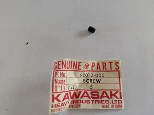 Kawasaki NOS Screw - Pan Hd: KL250A1 - 92013-005 - Picture 1 of 1