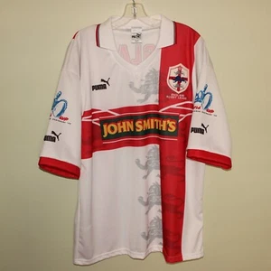 Camiseta Puma de la Unión de Rugby de Inglaterra 1996-97 casi como nueva camiseta de la Copa del Mundo John Smith's - Imagen 1 de 12