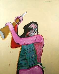 Fritz Scholder: LA Indian: impresión artística de calidad de archivo 13x19 - Imagen 1 de 2
