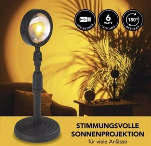 Maxxmee Sonnen Projektionsleute Lampe Sonnenuntergangs-Atmosphäre schwarz - Bild 1 von 1