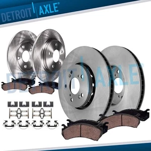 8pc Front Rear Disc Brake Rotors Ceramic Brake Pads Kit for 2014-2018 Acura RDX - Picture 1 of 8
