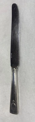 Carthage by Wallace Sterling Silver Handle Dinner Knife 8 3/4" Monogrammed F - Image 1 of 4