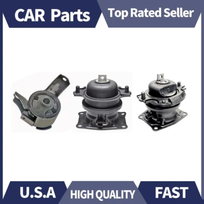 Juego de 3 montaje de motor para Honda Odyssey 2005-2007 3,5 L i-VTEC Eng. -Ancla Foto 1 de 4