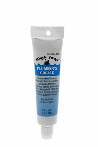 PLUMBERS GREASE - BLACK SWAN 1oz easy use tube - Lubricant for taps, valves - Picture 1 of 1