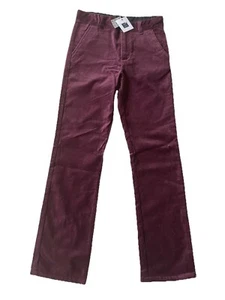 Janie And Jack Pants Red Velvet Boys Size 12 New - Picture 1 of 5