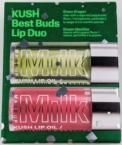Milk Makeup Kush Best Buds Hydrating Lip Oil Duo: Green Dragon & Dream Machine  - Picture 1 of 2
