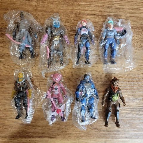 Fortnite 4" Figures Lot of 8 Cuddle Team Leader, Rex, Teknique, Bandolier & More Cover