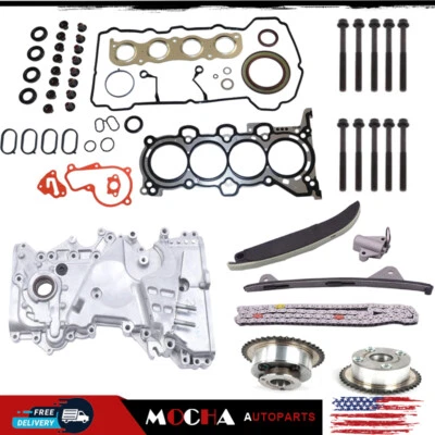 Juego de juntas de culata de cadena de distribución para Hyundai Elantra Kia Soul 2011-2013 1,8 L 2,0 L Foto 1 de 4