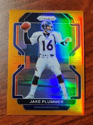 2021 Prizm Football Jake Plummer #207 Orange /249 Broncos - Image 1 of 2