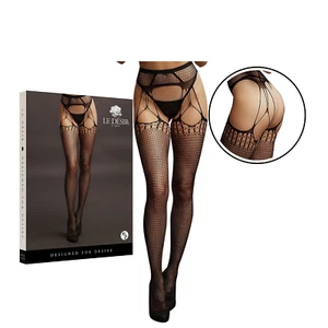 Stretchy Fishnet Shredded Suspender Pantyhose Stockings One-Size Sexy Lingerie - Picture 1 of 7