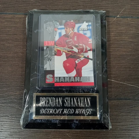 Brendan Shanahan Detroit Red Wings NHL Plaque Inside Card Cover