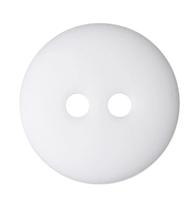 Matt Smart Buttons 11mm: White Pack of 10 - Image 1 of 1