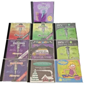 Karaoke Music - 10 CD Lot - Good Condition - Picture 1 of 20