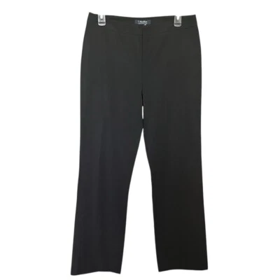 Pantalones Max Mara 'S Informales Pierna Recta Negros Talla 10 Clásicos Informales Minimalistas Foto 1 de 4