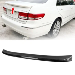 Carbon Fiber Fit For Honda Accord 7th Sedan US Rear Trunk Spoiler 2003-2005 - Picture 1 of 6