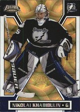 2002-03 (LIGHTNING) Pacific Exclusive Gold #155 Nikolai Khabibulin