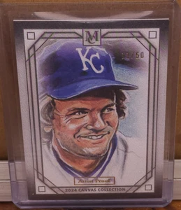 2024 Topps Museum - Canvas Collection George Brett #CCR-15 Artist Proof /50 - Picture 1 of 2