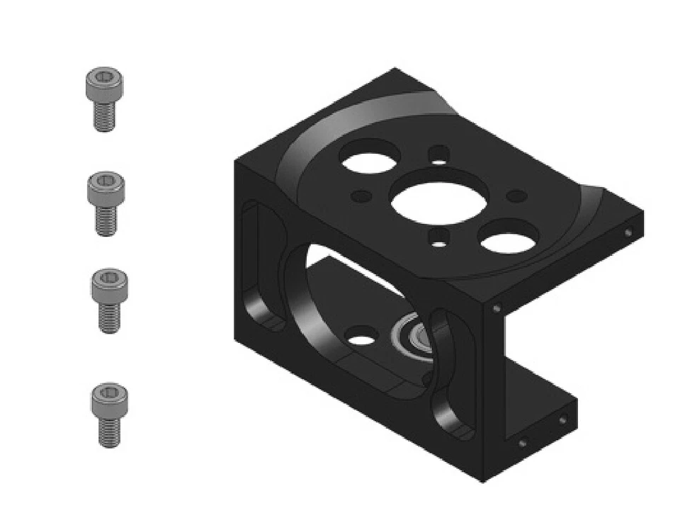 Thunder Tiger E820 Motor Mount U-shaped, for 6mm Shaft TRA - Image 1 of 1