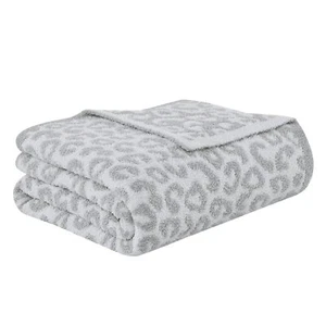 Ultra Soft Leopard Grey Throw Blanket - Cozy Fluffy Reversible Throw Blanket ... - Picture 1 of 7