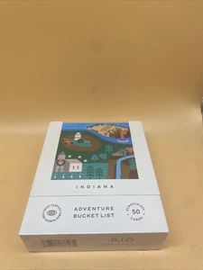 NUOVO Indiana Adventure Bucket List: 50 carte gratta e vinci per attività all'aperto - Foto 1 di 7