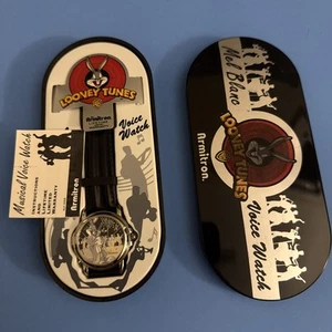 RARE Warner Bros Looney Tunes Armitron Mel Blanc Bugs Bunny Voice Watch 1998 - Picture 1 of 19