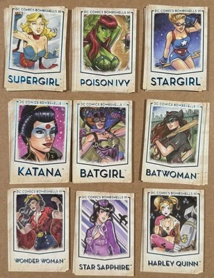 Cryptozoic DC Bombshells Series 3 2019 conjunto base completo + 4 juegos de persecución 100 cartas Foto 1 de 4
