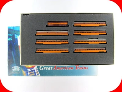 N Scale ***MILWAUKEE HIAWATHA** Box Car & 7-Passenger Car Set 1 --Con-Cor 041011 - Image 1 of 4