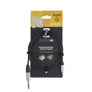 Jack Stagg serie N Stagg 6,25 mm 1/4" cuarto de pulgada a conector de 3,5 mm macho/macho 1 m - Imagen 1 de 4
