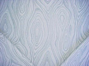 12Y Jaclyn Smith Blue Soft White Agate Print Drapery Upholstery Fabric - Picture 1 of 4