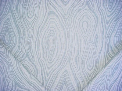 12Y Jaclyn Smith Blue Soft White Agate Print Drapery Upholstery Fabric - Image 1 of 4
