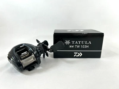 Daiwa 20 TATULA SV TW 103H Casting Reel 6.3 Right Handle Black IN BOX - Image 1 of 4