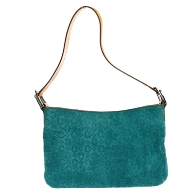 BOLSO DE HOMBRO CELINE AZUL GAMUZA C MACADAM MC00/1 NQ00091 Foto 1 de 2