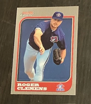 ROGER CLEMENS 1997 Bowman Chrome # 46 BLUE JAYS - Image 1 of 2